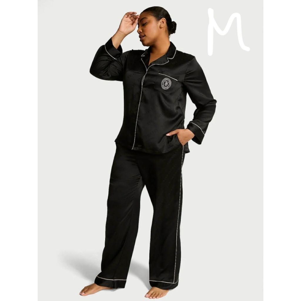 Victoria's Secret pyjama, đồ ngủ set dài size S & M, auth chính hãng