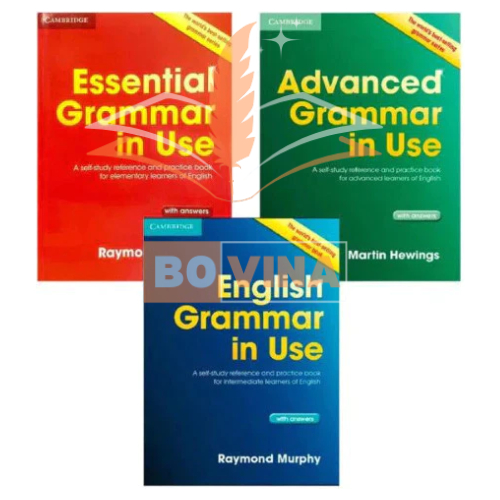 Sách Cambridge English Grammar In Use – Advanced Grammar In Use – Essential Grammar In Use – Bản đen