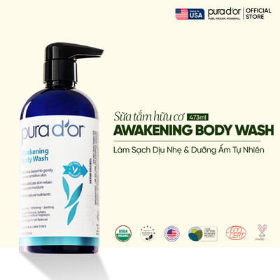 [Deal shock] Sữa Tắm Pura D'or Awakening Body Wash Giúp Làm Sạch & Dưỡng Ẩm 473ml