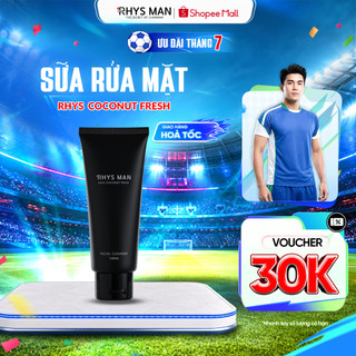 Sữa rửa mặt nam RHYS MAN hương dừa Rhys Coconut Fresh 100ml