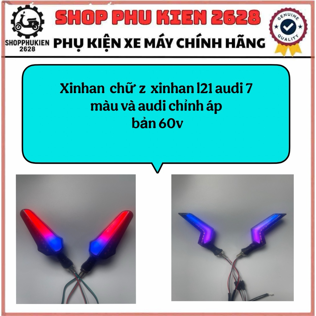 xinhan Z-l21 60v audi 7màu và audi chỉnh áp