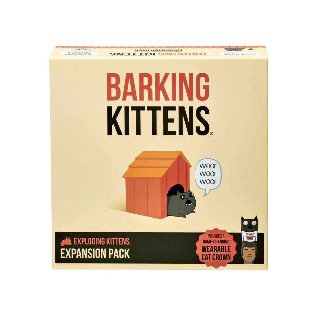 Sale xả hàng - Bài Mèo nổ mở rộng Barking Kittens có kèm mũ