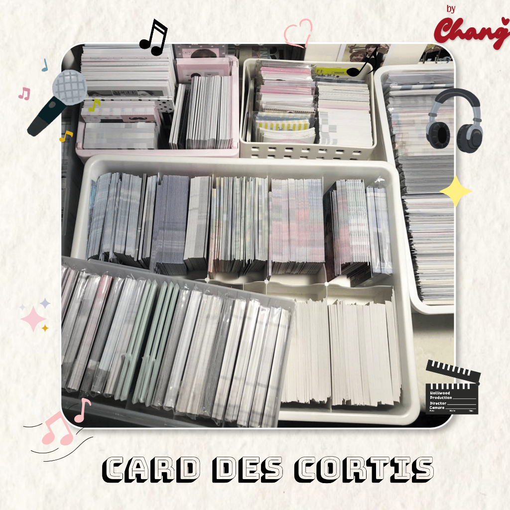 10 chiếc card des CORTIS  BY CHANG - CDT