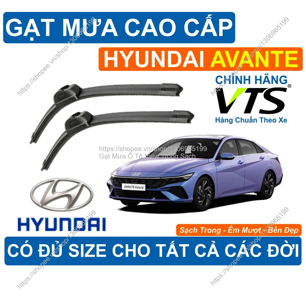 Gạt Mưa A8 Kính Lái Hyundai Avante, Cặp Gạt Mưa Kính Lái Hyundai Avante….., Có Đủ Size Cho Các Đời X