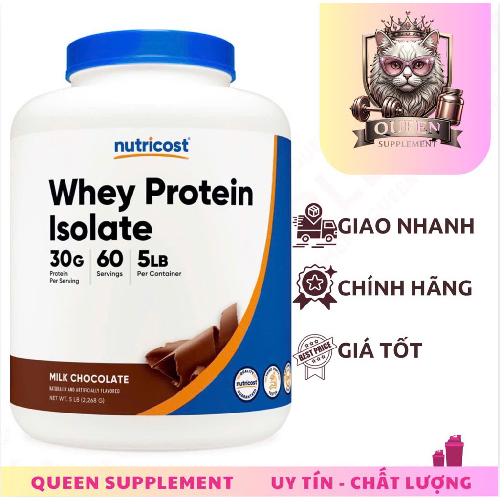 Bột Whey Nutricost Protein Isolate - Bổ Sung Protein/Đạm
