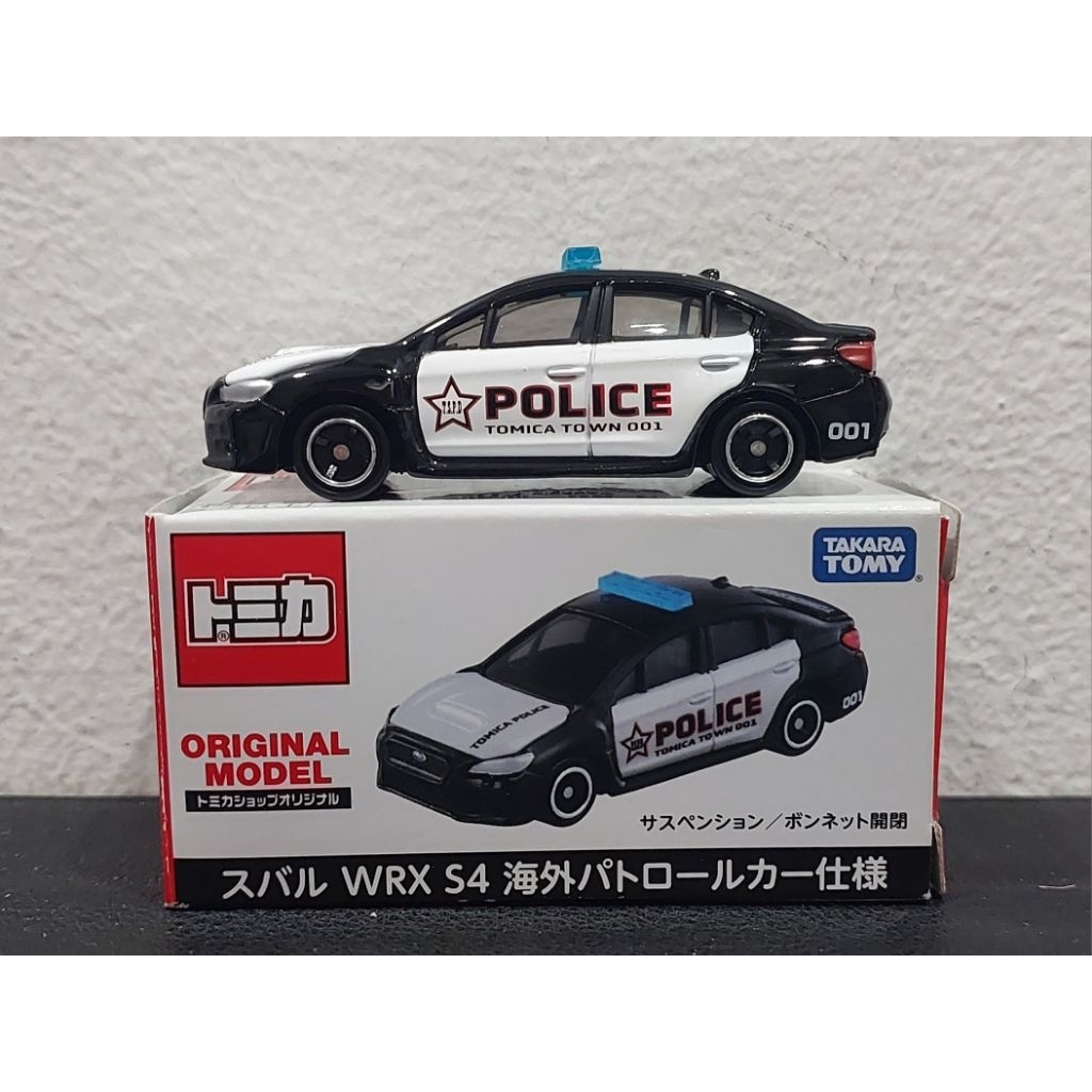 Xe mô hình Tomica Shop Original Subaru WRX S4 Overseas Patrol Car  - Made in Vietnam