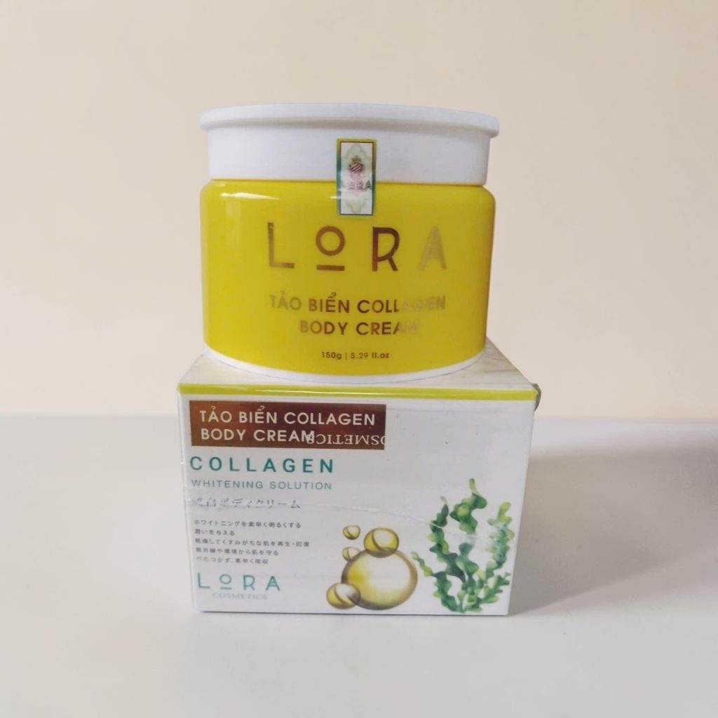 KEM BODY LORA COSMETIC TẢO BIỂN 150g