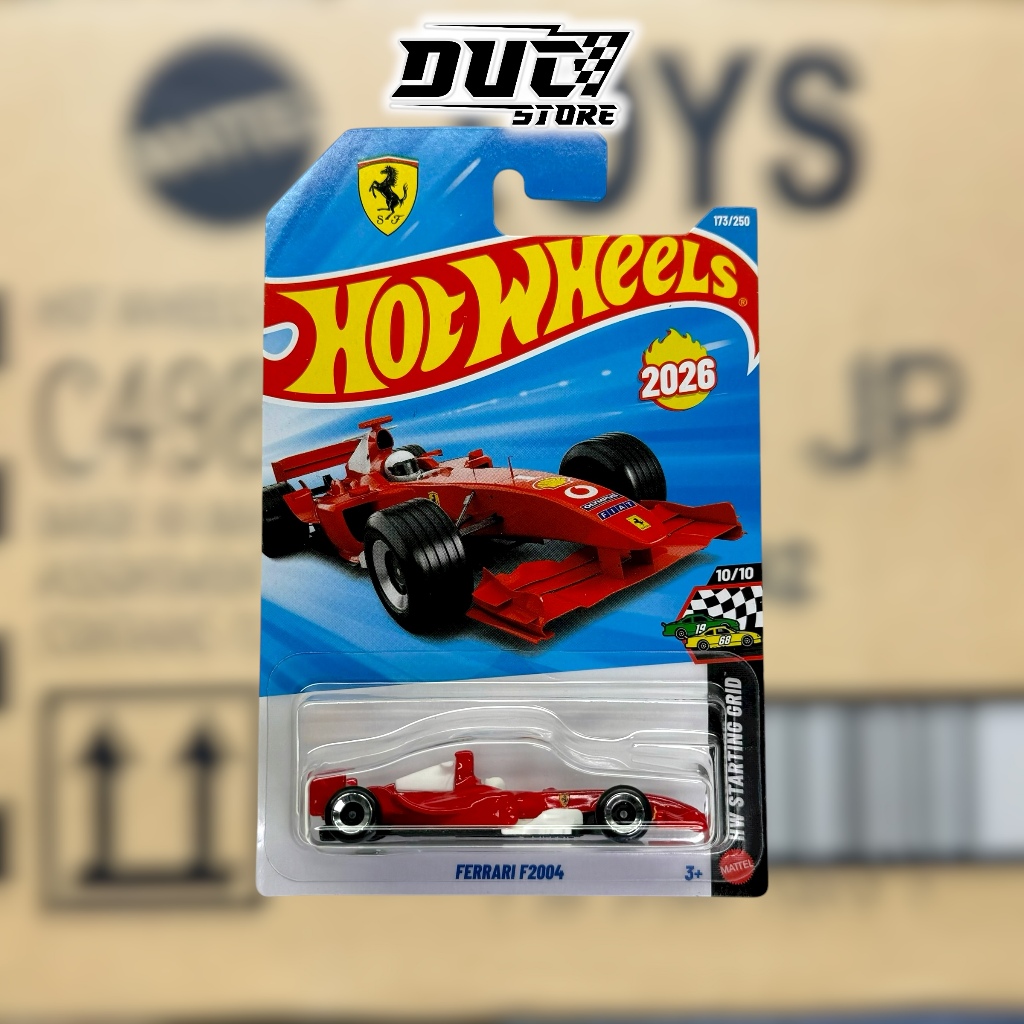 ducstore Xe mô hình JJH51 Hot Wheels Ferrari F2004 - basic M case 2026