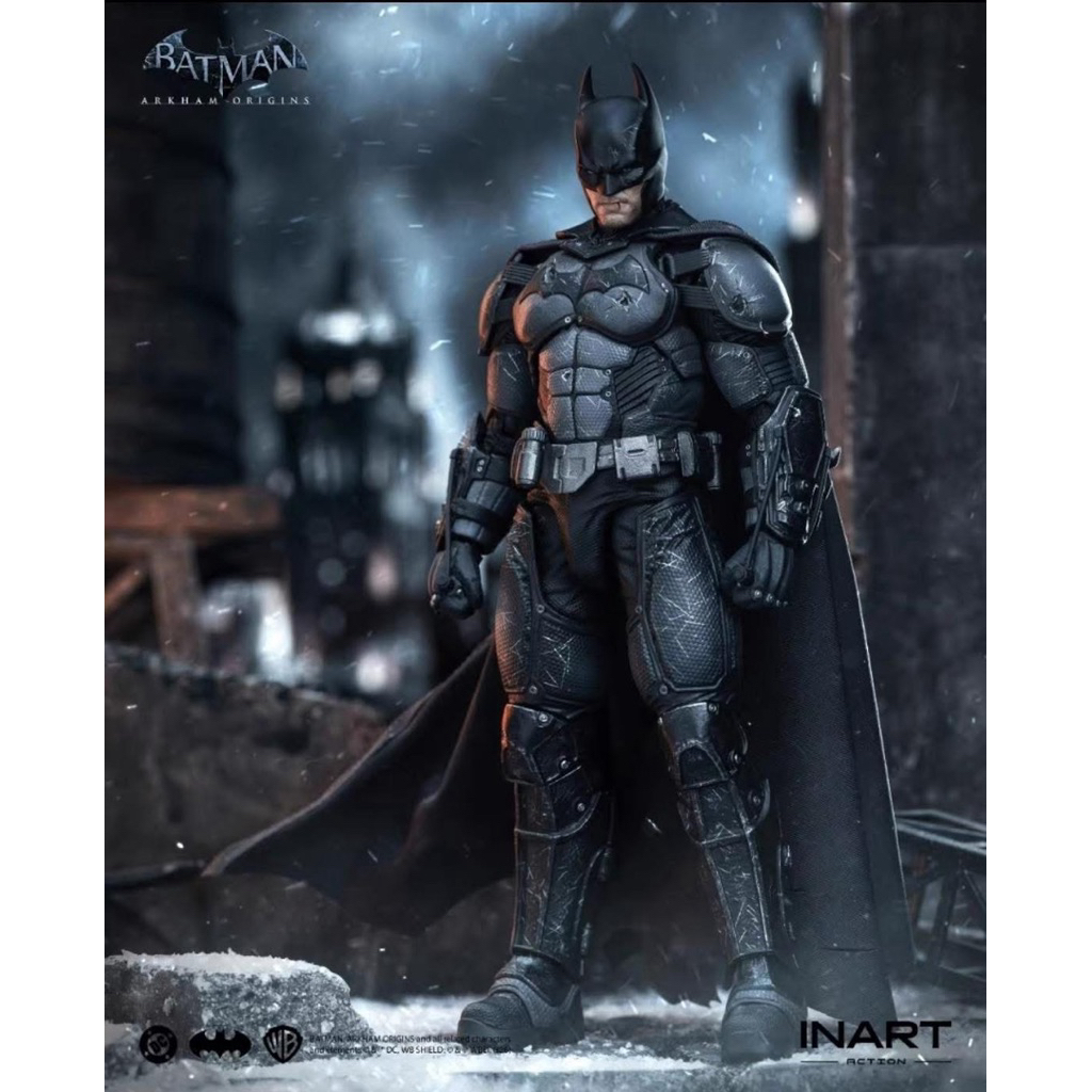 MÔ HÌNH INART - BATMAN ORIGINS - BATMAN BATTLE DAMAGE - 1/12 ACTION FIGURE.