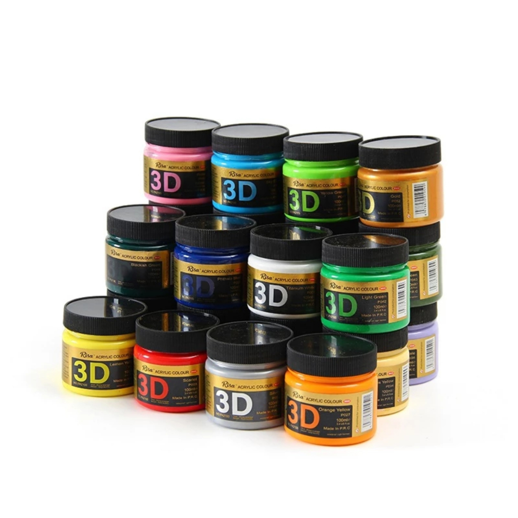 lọ màu acrylic 100ml, họa cụ acrylic, màu tô acrylic