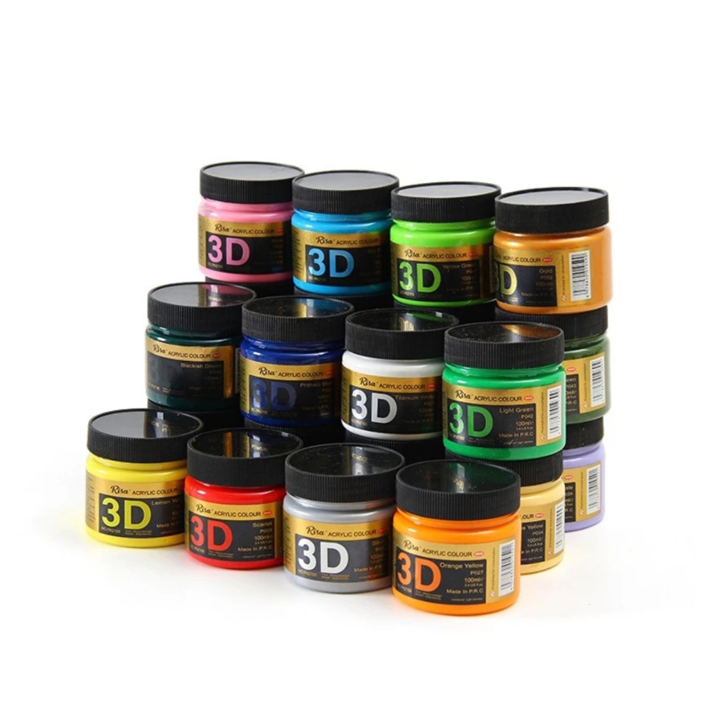 lọ màu acrylic 100ml, họa cụ acrylic, màu tô acrylic