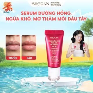 (Mã Phụ) Serum Dưỡng Hồng, Ngừa Khô, Mờ Thâm Môi Dâu Tây 6g SHeGAN - Dưỡng Ẩm, Làm Mềm Môi, Giúp Môi Hồng, Son Dưỡng