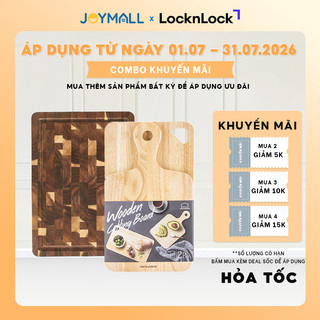 Thớt gỗ locknlock lwc001s2 và ckd076, hàng chính hãng, không có vết nứt li ti - joymall