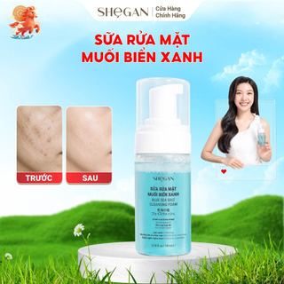 Sữa Rửa Mặt Tạo Bọt SHeGAN 100ml -  Làm Sạch Da Dầu, Mụn, Dịu Nhẹ Cho Da Nhạy Cảm