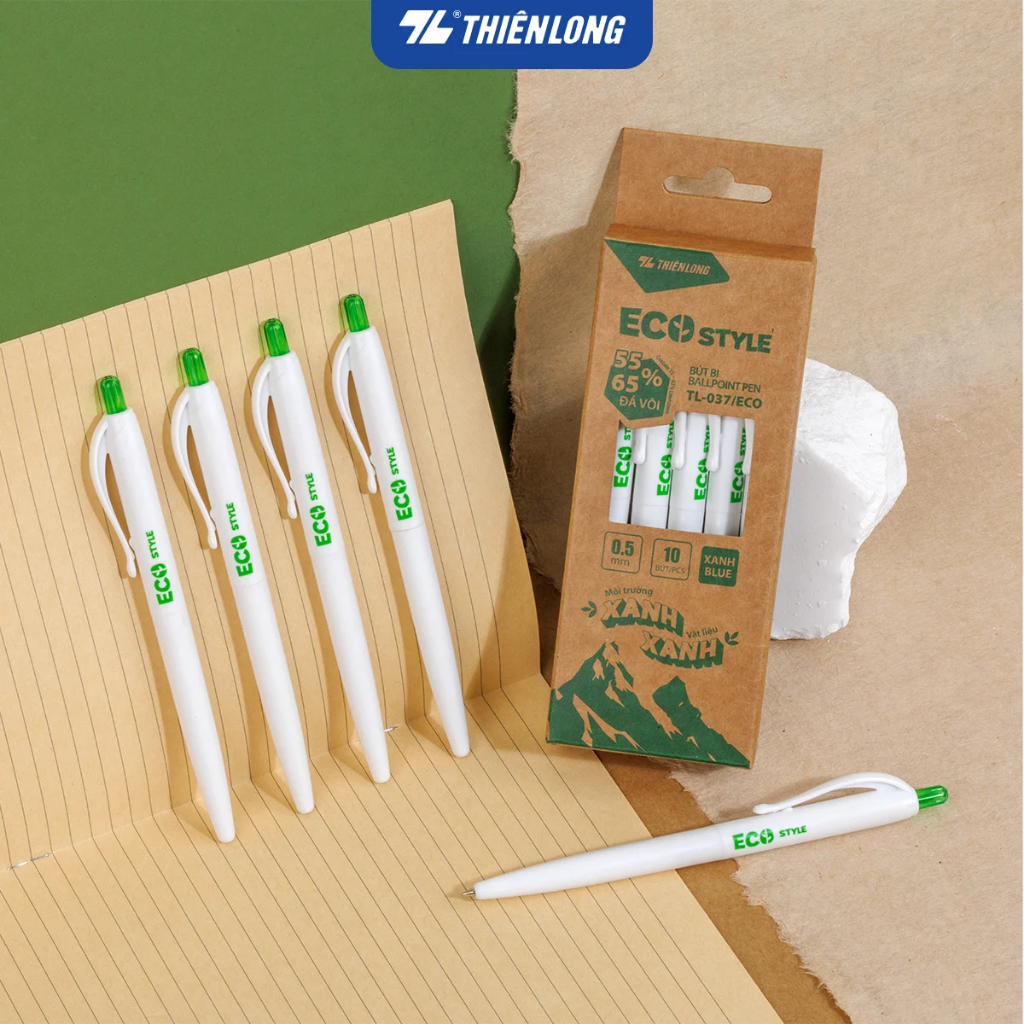 [HÀNG TẶNG KHÔNG ĐẶT] Bút bi - Eco Style Thiên Long TL-037/ECO thân thiện mới môi trường