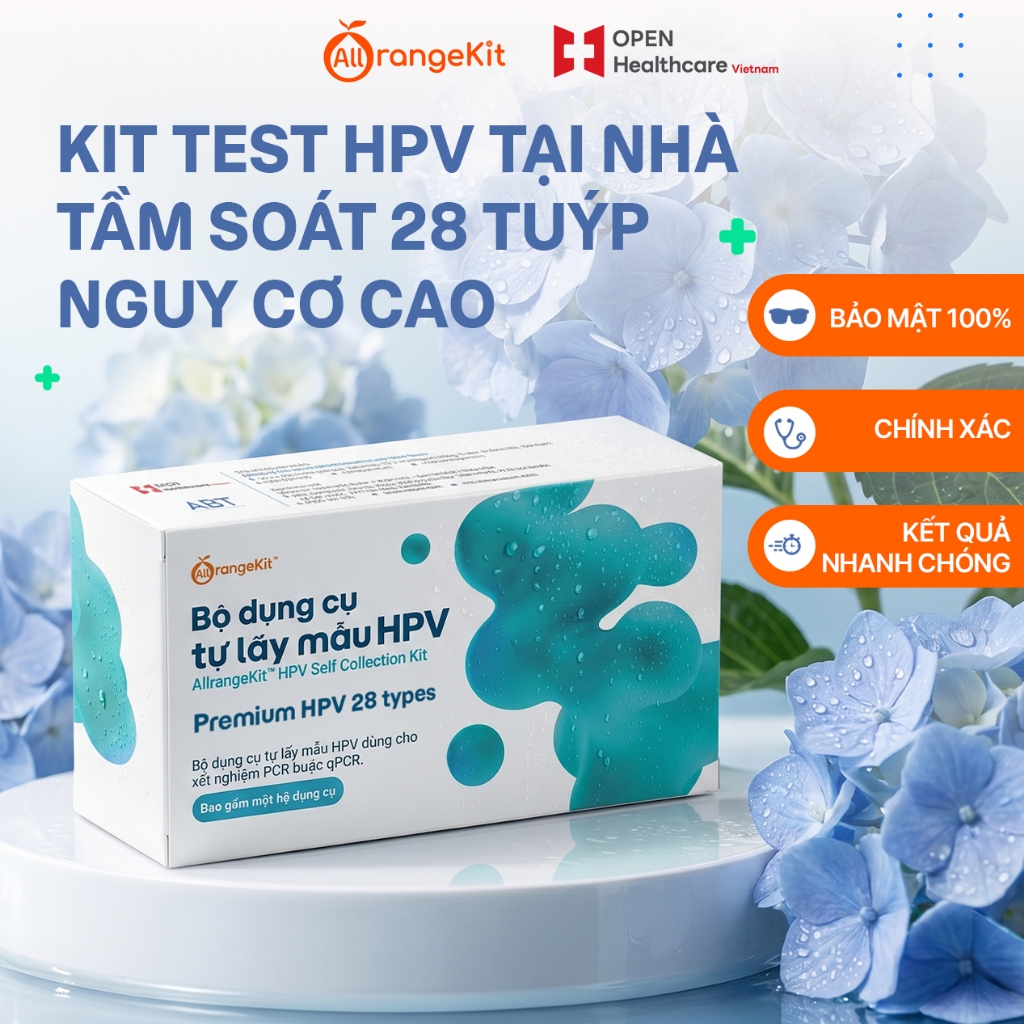 [BẢO MẬT] Combo Kit Test HPV 28 Tuýp Tại Nhà Cho Nữ - Có Bác Sĩ Tư Vấn Tầm Soát Ung Thư Cổ Tử Cung