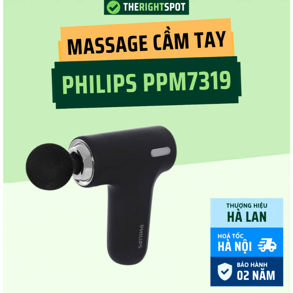 [Philips Chính Hãng] Súng Massage Cầm Tay Philips PPM7319