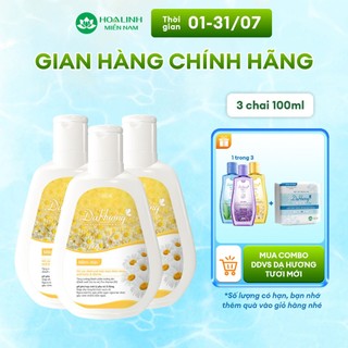 Combo 3 Dung dịch vệ sinh Dạ Hương mềm mịn 100ml