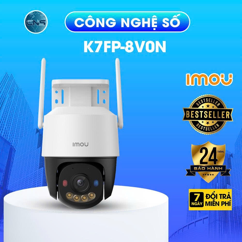 Camera Wifi PT Cruiser SC 8MP IMOU K7FP-8V0N - Camera Wifi không dây IMOU - BẢO HÀNH CHÍNH HÃNG 2 NĂ