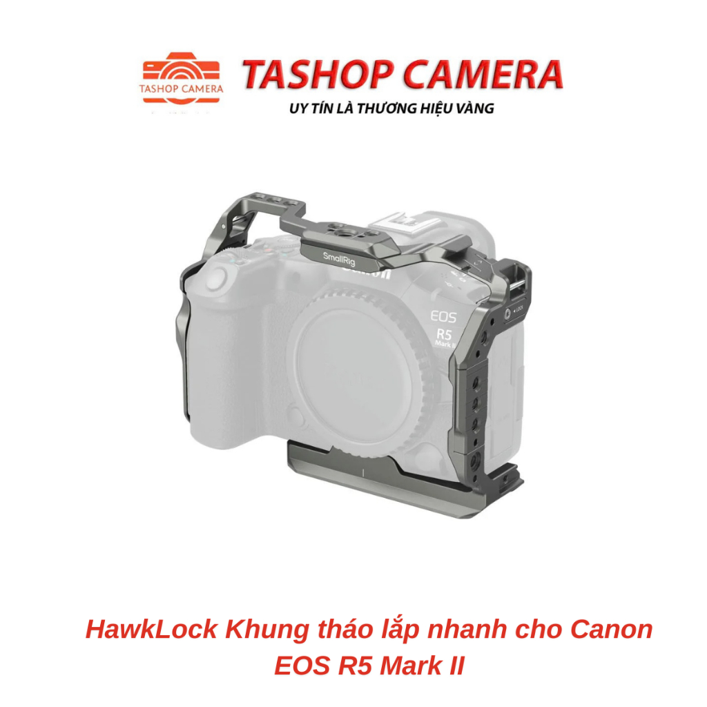 HawkLock Khung tháo lắp nhanh cho Canon EOS R5 Mark II