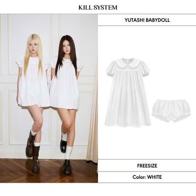 [LINK MỚI] Set áo váy babydoll tay bồng kèm quần bí ngắn YUTASHI - KILLSYSTEM