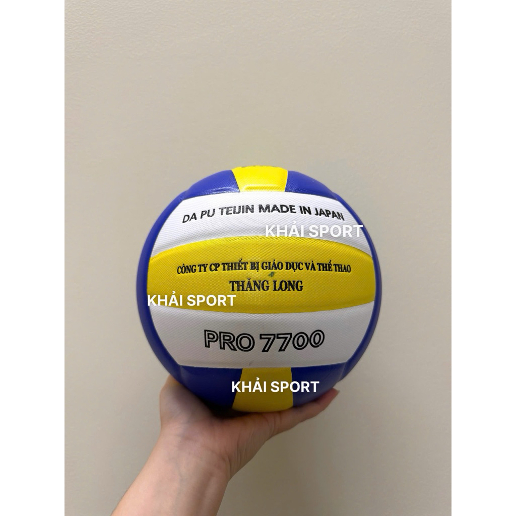 BÓNG CHUYỀN THĂNG LONG 7700 - Chính Hãng da PU Nhật Bản (Tặng Lưới & Kim Bơm)