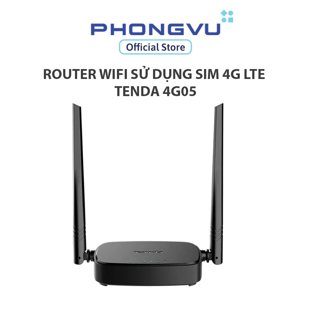 Router WiFi sử dụng sim 4G LTE Tenda 4G05 - Bảo hành 36 tháng