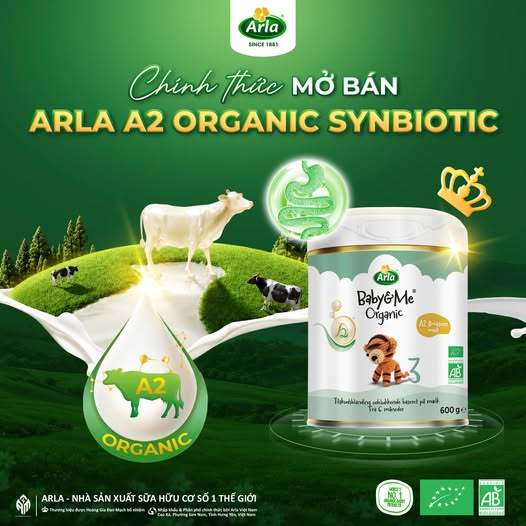 [KO QUÀ] ARLA MẪU MỚI - Sữa Công Thức Nguyên Kem Arla Đạm A2 tem phụ đầy đủ