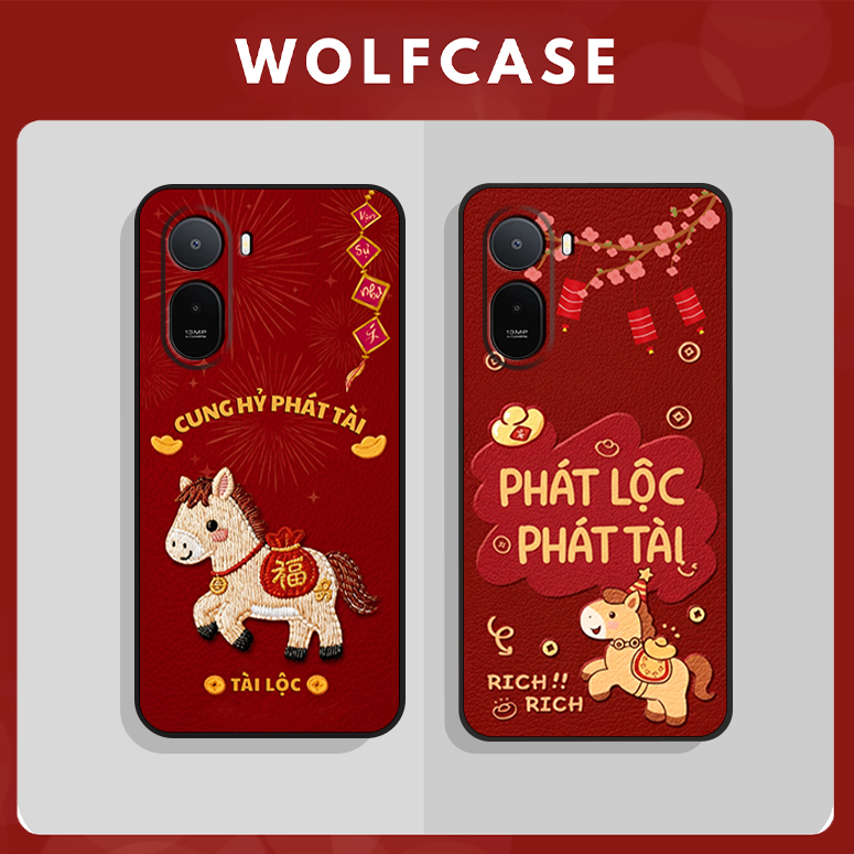 Ốp Lưng Redmi A7/ A7 Pro  Ngựa Lucky Horse may mắn