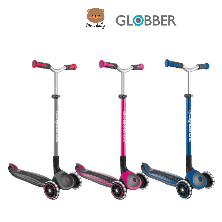 Xe Scooter 3 bánh Globber Master Lights Front từ 4 – 14 tuổi