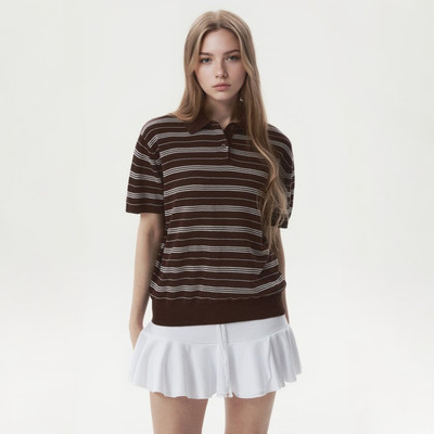 Áo Polo Mùa Hè WHO.A.U Multi Collar Short Sleeve Sweater_WHKAG2522F