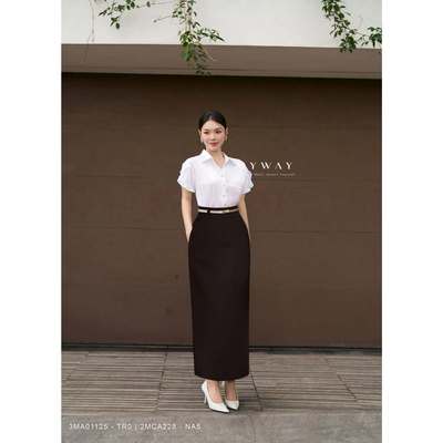 Chân Váy A Dài Công Sở Nữ MY WAY Cạp Cao Thanh Lịch 2MCA228