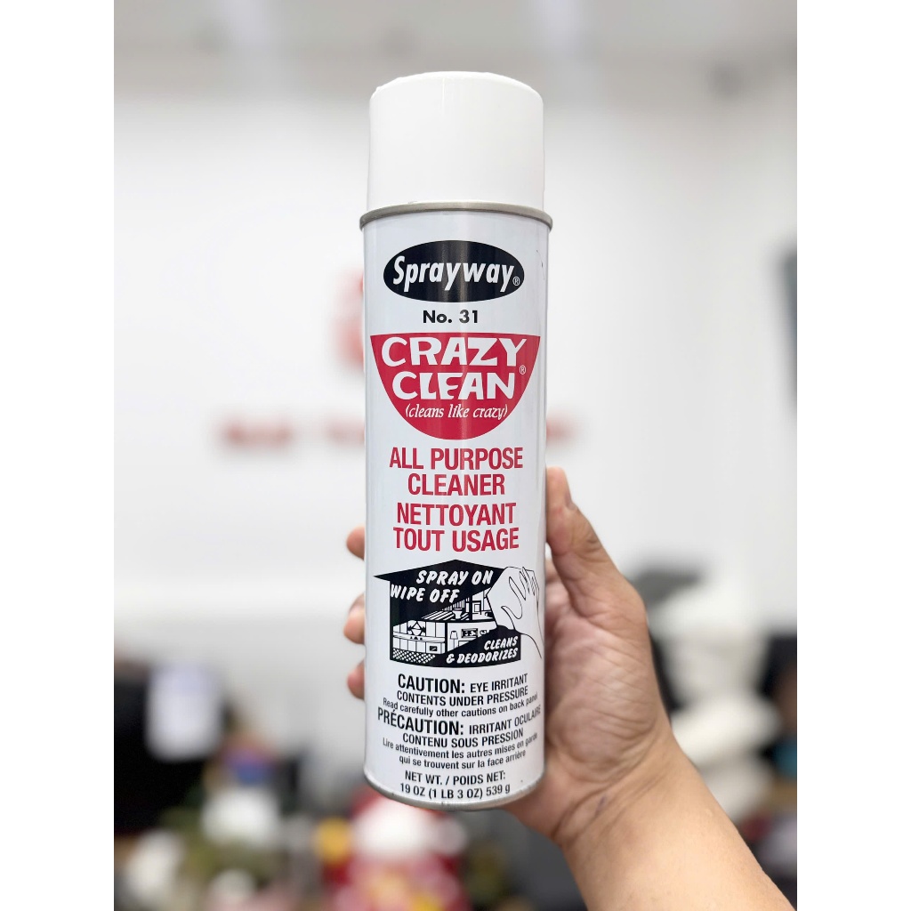 Vệ Sinh Đa Năng, Kim Loại, Sơn, Nhựa Sprayway No.31 Crazy Clean All Purpose Cleaner 539g TÙY CHỌN
