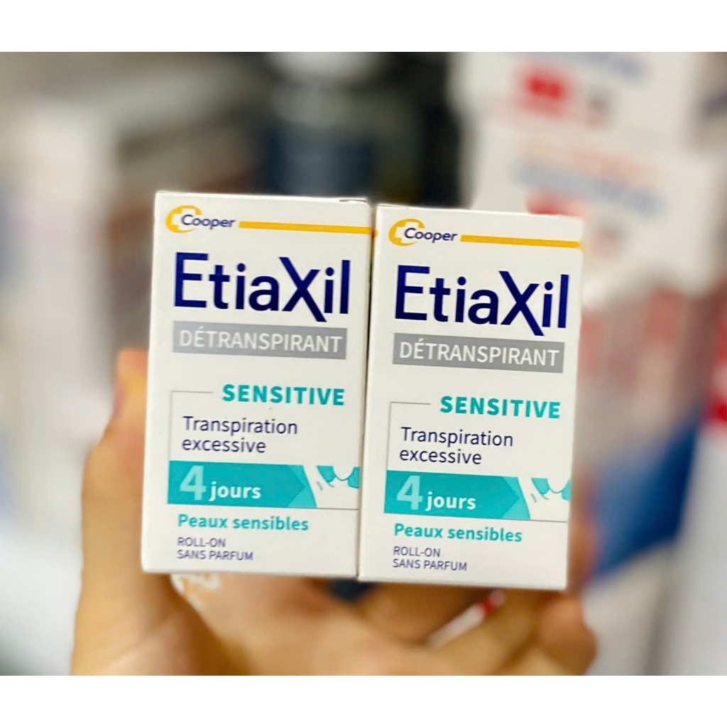 Lăn nách khử mùi Etiaxil ngăn đổ mồ hôi không bết dính, ố vàng dành cho nam nữ 15ml