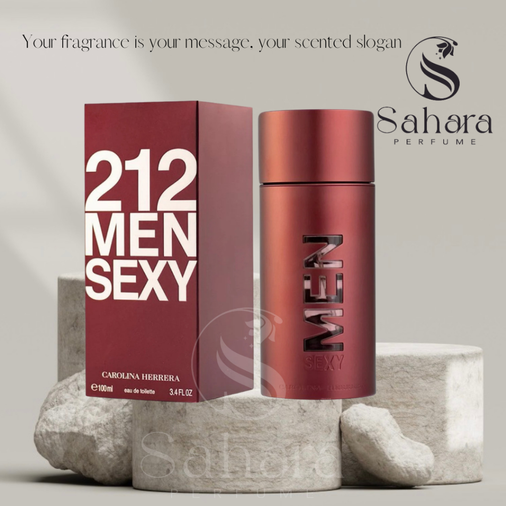 [ FULL BOX ] 212 Men Sexy 100ml | Nước hoa nam ngọt ngào | Sahara Perfume