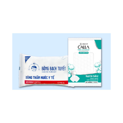 [QUÀ TẶNG KHÔNG BÁN] Combo 2 quà: Bông y tế 5gr + Sạch sâu 20m