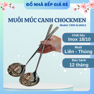 Muôi Múc Canh Chockmen Chất Liệu Inox 18/10 Cao Cấp, Bền Bỉ Sáng Bóng Tiện Dụng - Haatz Online