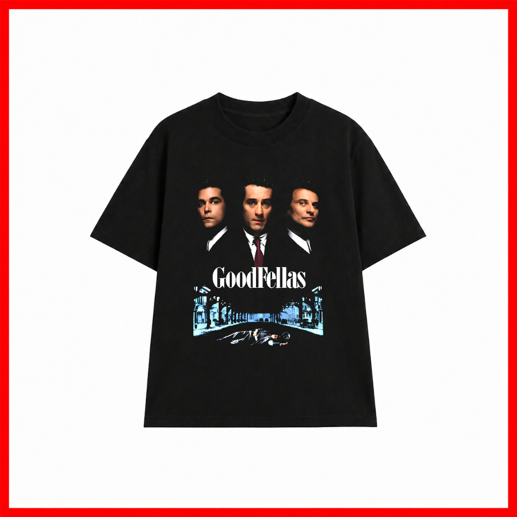 Áo Thun GOODFELLAS - Chiến Hữu 004, IMDb Top 250 movies, Unisex Form Rộng Cotton Mềm