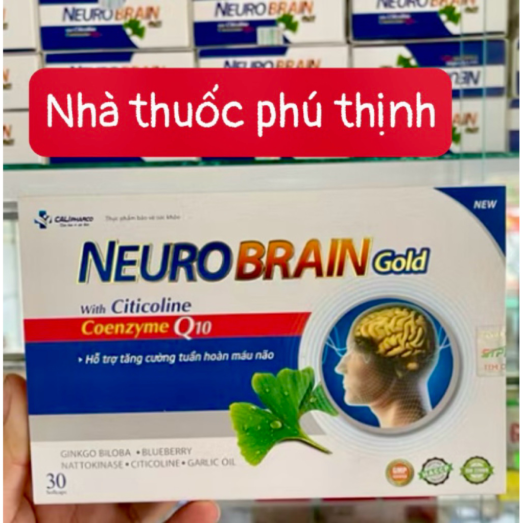 ✅ (CHÍNH HÃNG) Neuro brain gold, hỗ trợ bổ não, (hàng date mới)