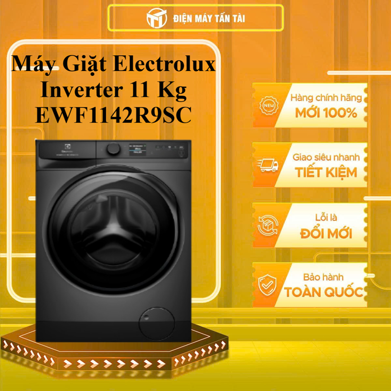 (HCM) - EWF1142R9SC - Máy giặt Electrolux UltimateCare 900 Inverter 11 kg EWF1142R9SC