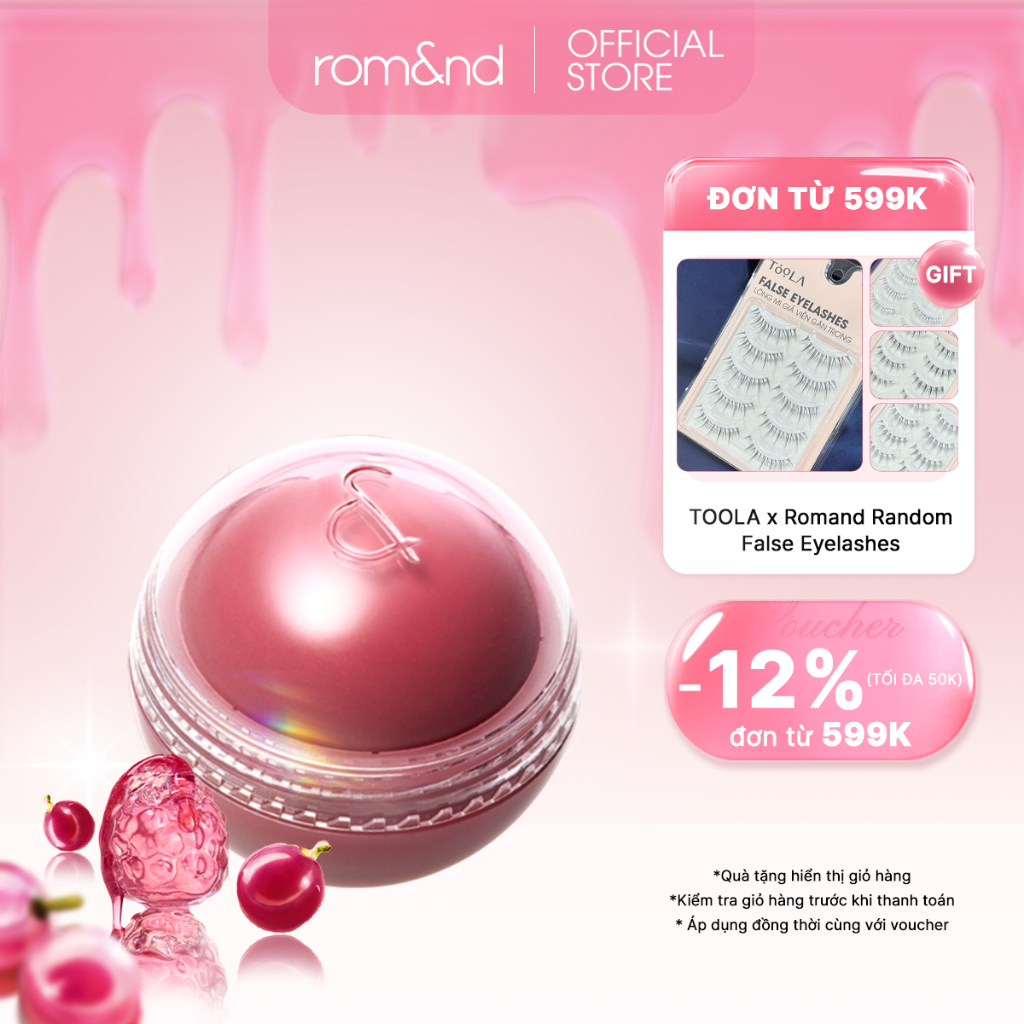 [Rom&nd] Má hồng ngọt ngào Hàn Quốc Romand JUICY ROLL CHEEK 8.4g