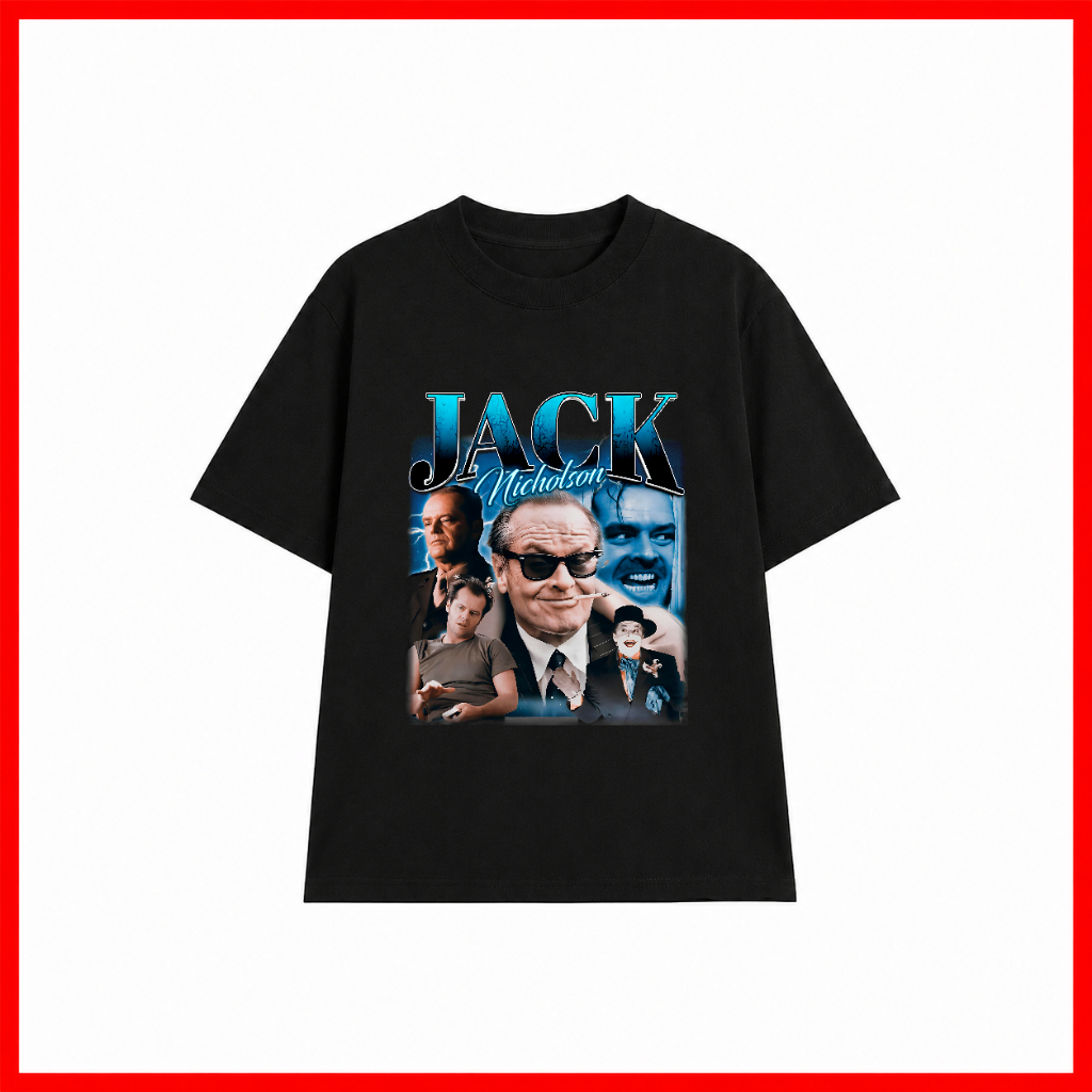 Áo Thun JACK NICHOLSON, IMDb Top 250 movies, Unisex Form Rộng Cotton Mềm