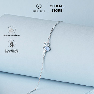 Lắc Tay Bạc 925 Blue Peach Lắc Tay Butterfly V17 - LT1092