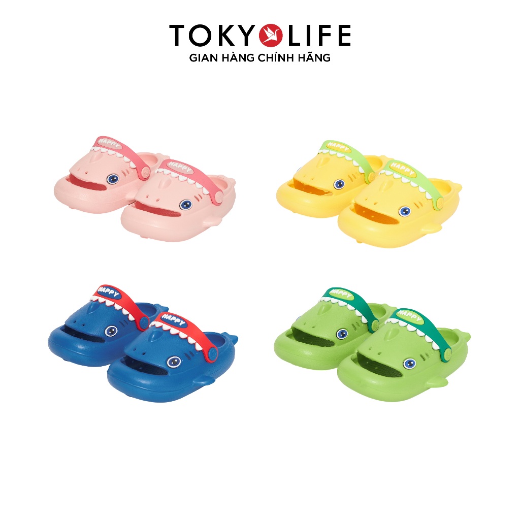 Dép sục cá heo cho bé TOKYOLIFE chống trượt nhiều màu siêu êm nhẹ 40004257 [TĂNG 1 SIZE]