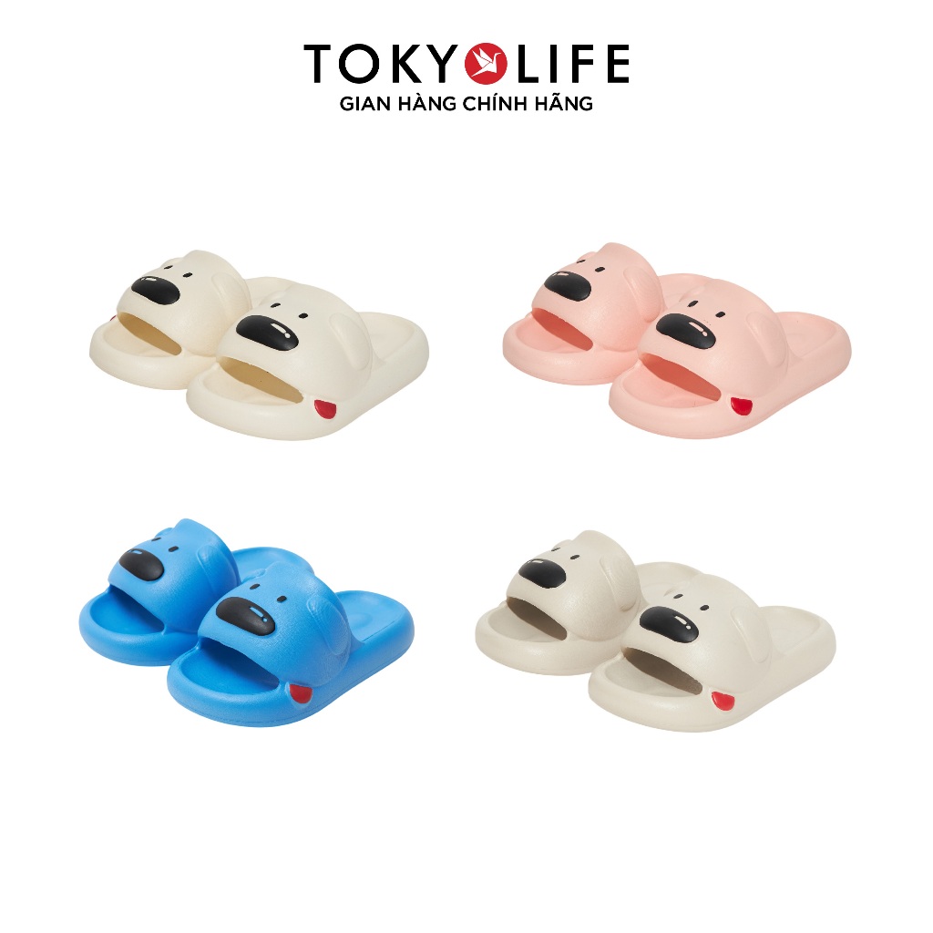 Dép quai ngang hình gấu cho bé TOKYOLIFE chất liệu siêu êm nhẹ chống trượt đáng yêu 40004256