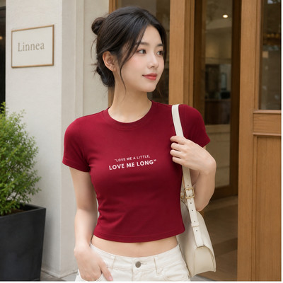 Áo croptop nữ NA02 chất liệu thun cotton Loza G0140
