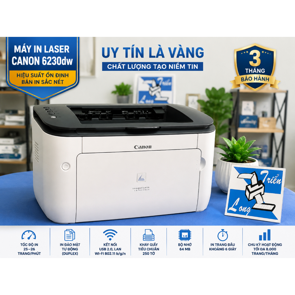 máy in cũ canon 6230dn  còn mới 95%