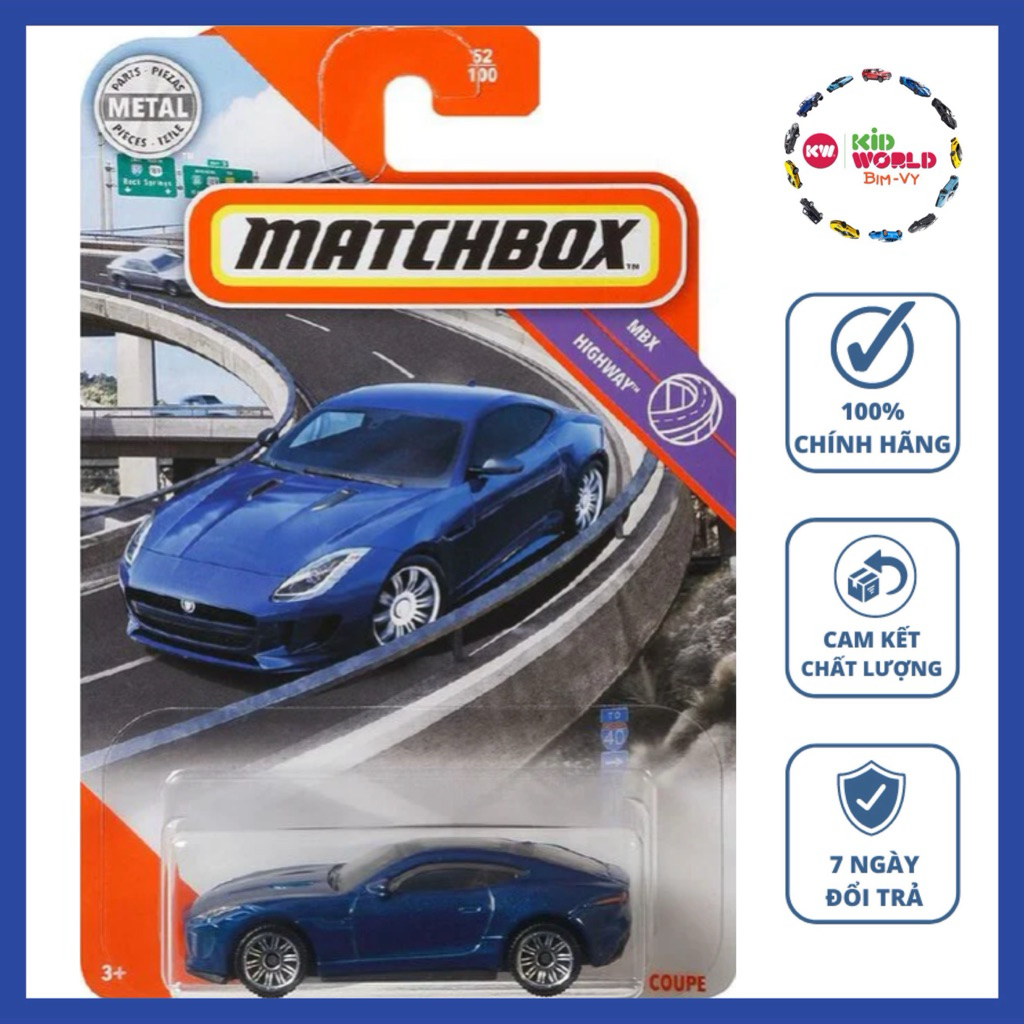 Xe mô hình Matchbox 2015 Jaguar F-Type Coupe GKK88.