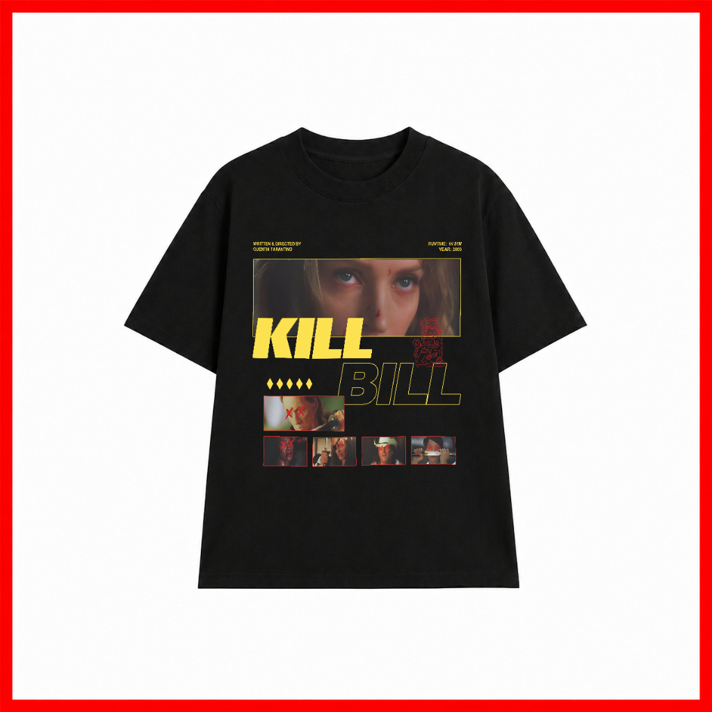 Áo Thun Kill Bill: Volume 1 - KB003, IMDb Top 250 movies, Unisex Form Rộng Cotton Mềm