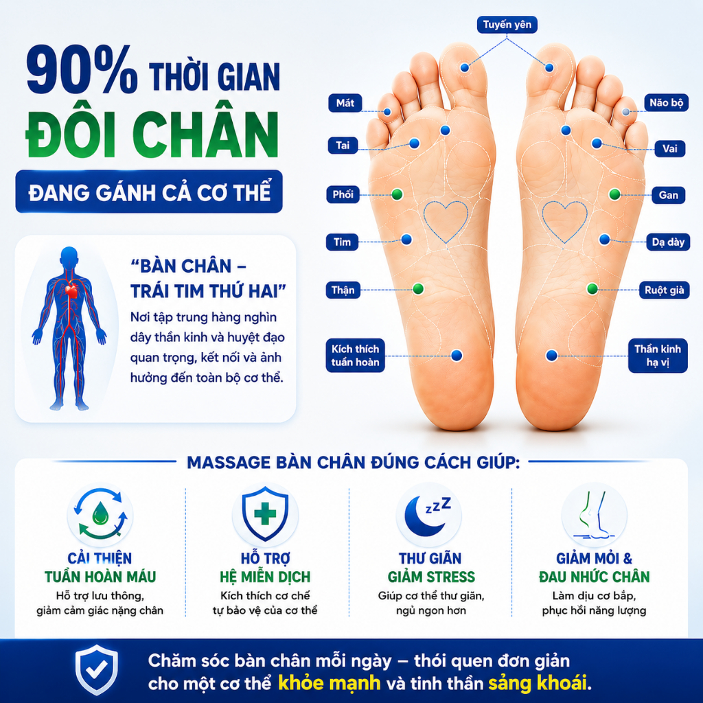 Máy Massage Bàn Chân BUMAS M15 -  Máy Massage Chân Rung Bấm Huyệt - Giảm Đau Gót Chân, Gan Bàn Chân | BigBuy360 - bigbuy360.vn